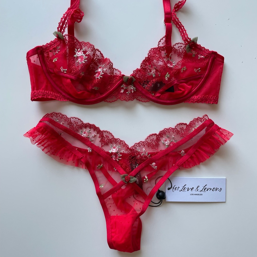 For Love and Lemons Red Set